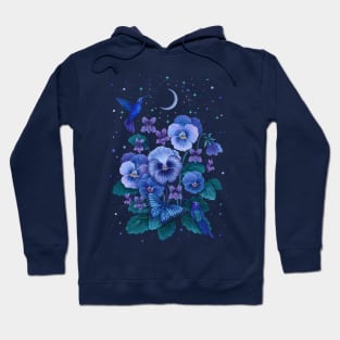 February Flower - Violet Hoodie